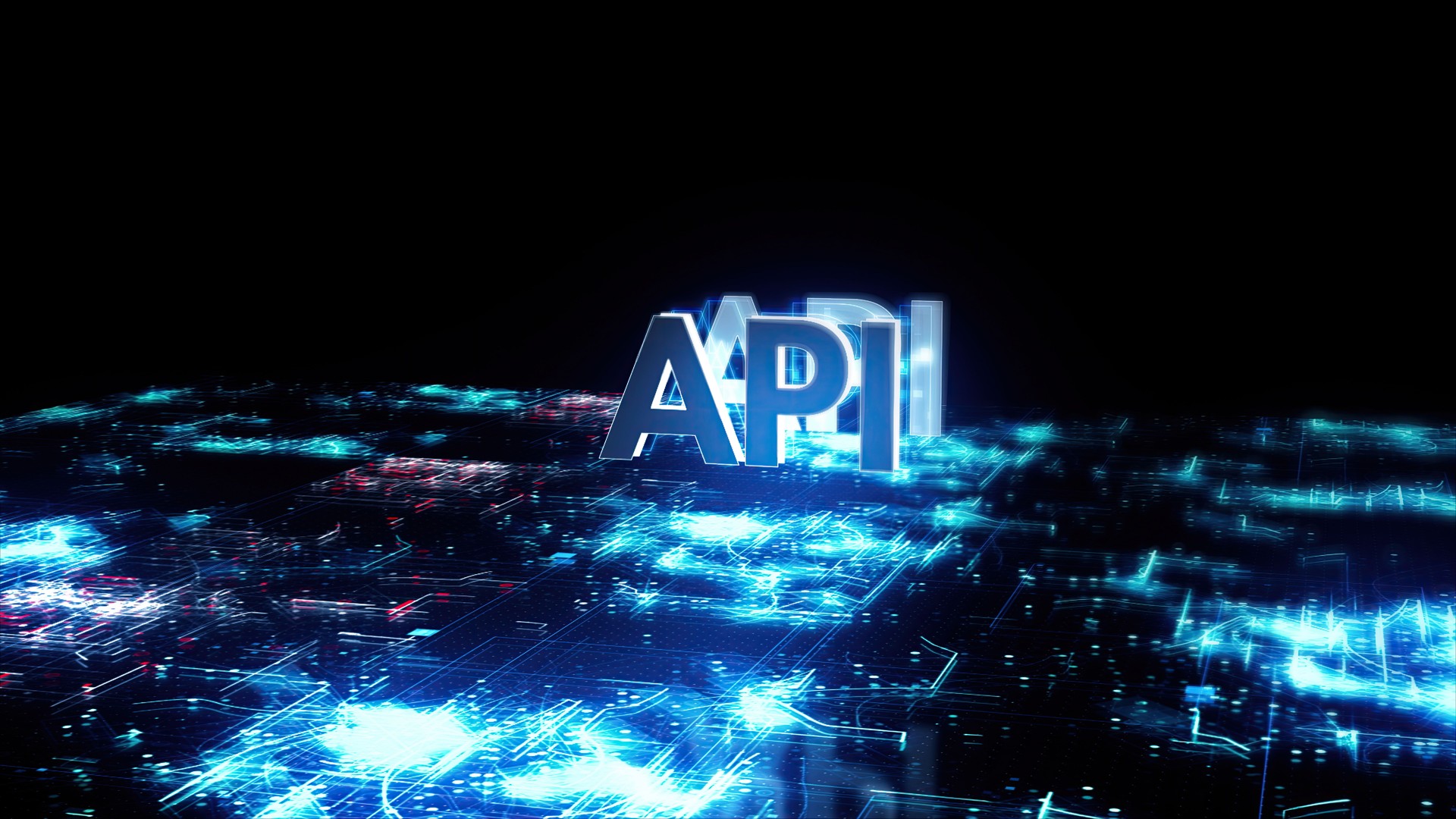 API - Application Programming Interface. Software development tool. Business, modern technology, internet and networking concept